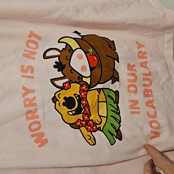 The Lion King Disney baby Timon and Pumbaa cami set Large Hakuna Matata - Picture 7 of 8